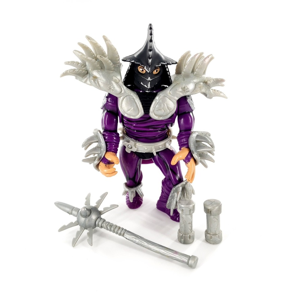 Vtg 1991 Ninja Turtles TMNT Super Shredder Figure Near Complete No Communicator